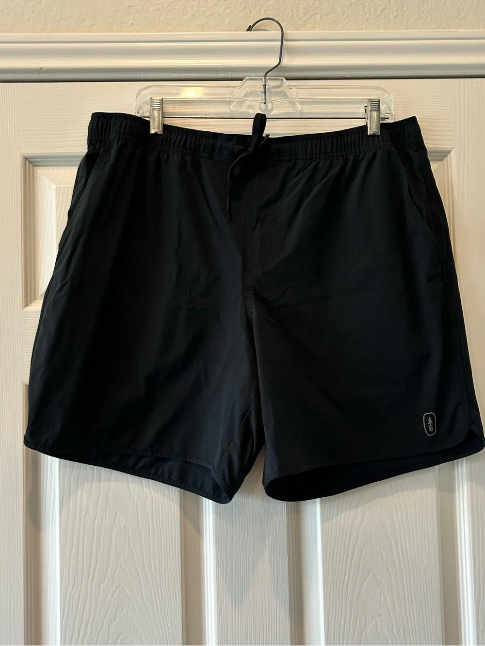 Bass Outdoor Black Performance Shorts Men's Size XL Polyester Machine Wash